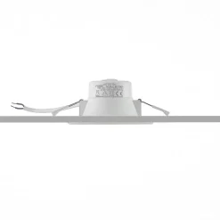 Prios LED-indbygningslampe Rida, sæt med 10, hvid, 12 cm, CCT, IP44