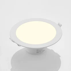 Prios LED-indbygningslampe Rida, 10stk, hvid, 23cm, 25W, CCT, IP44
