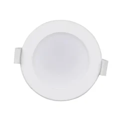 Prios LED-indbygningslampe Rida, sæt med 10, hvid, 15 cm, CCT, IP44