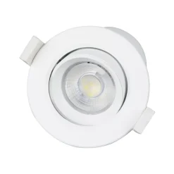 Prios LED indbygningslampe Shima, hvid, 7W, 3000K, 3 enheder, dæmpbar
