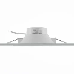 Prios LED-indbygningsspot Rida, hvid. Ø 23 cm, 30W, CCT, IP44