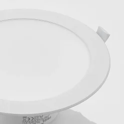 Prios LED-indbygningsspot Rida, hvid. Ø 23 cm, 30W, CCT, IP44