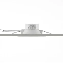 Prios LED-indbygningsspot Rida, hvid. Ø 15 cm, CCT, IP44