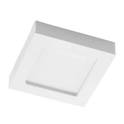 Prios LED-loftlampe Alette, hvid, 17,2 cm, dæmpbar