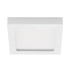 Prios LED-loftlampe Alette, hvid, 22,7 cm 24W, dæmpbar