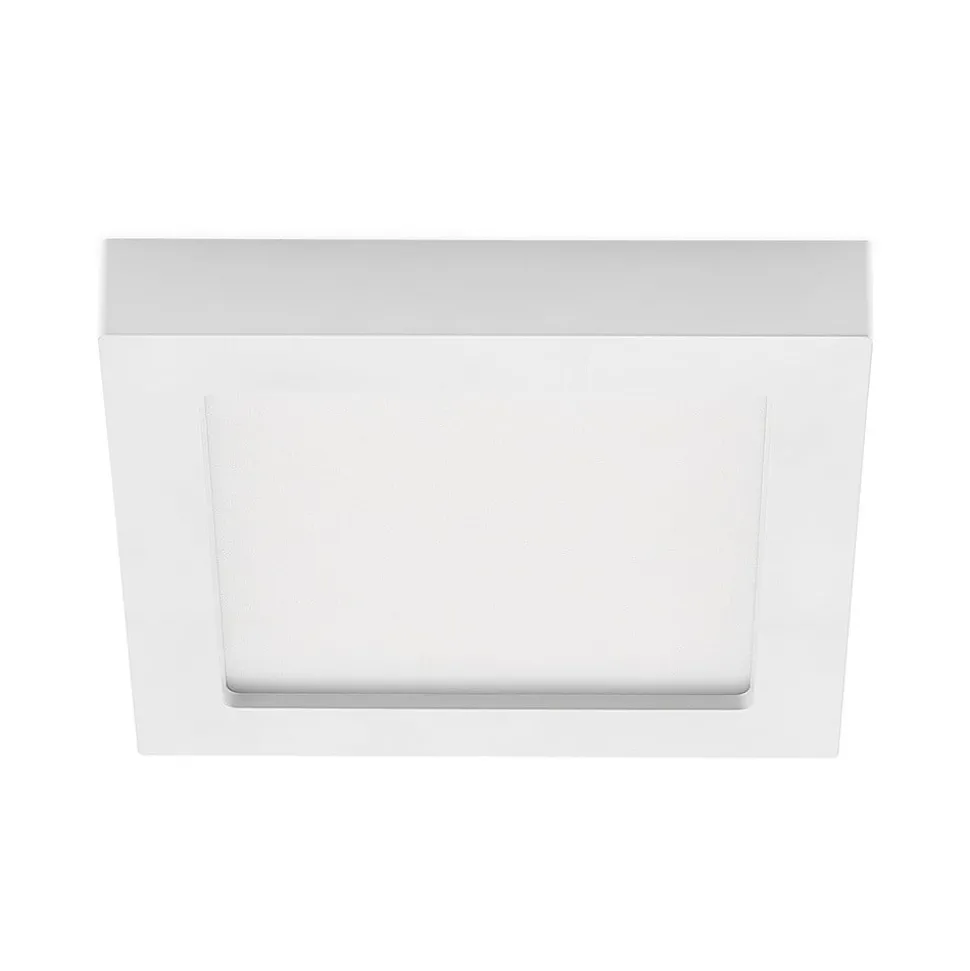Prios LED-loftlampe Alette, hvid, 22,7 cm 24W, dæmpbar