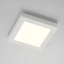 Prios LED-loftlampe Alette, hvid, 22,7 cm 24W, dæmpbar
