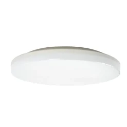 Prios LED-loftlampe Artin, Ø 33 cm, hvid, CCT, IP65