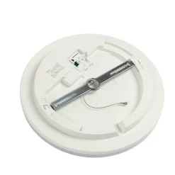 Prios LED-loftlampe Artin, Ø 33 cm, hvid, CCT, IP65