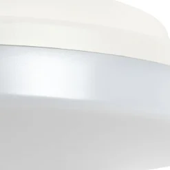 Prios LED-loftlampe Artin, Ø 28 cm, hvid, CCT, IP65