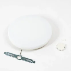 Prios LED-loftlampe Artin, Ø 28 cm, hvid, CCT, IP65