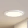 Prios LED-loftlampe Aureka, bevægelsessensor, Ø 33 cm, hvid