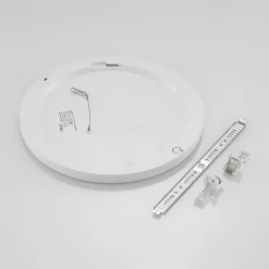 Prios LED-loftlampe Aureka, bevægelsessensor, Ø 33 cm, hvid