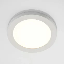 Prios LED-loftlampe Aureka, sæt med 2, sensor, Ø 23 cm, hvid