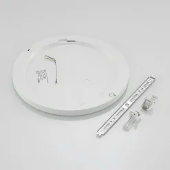 Prios LED-loftlampe Aureka, sæt med 2, sensor, Ø 33 cm, hvid
