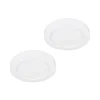 Prios LED-loftlampe Edwina, hvid, 18 cm, sæt med 2 stk
