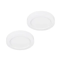 Prios LED-loftlampe Edwina, hvid, 18 cm, sæt med 2 stk