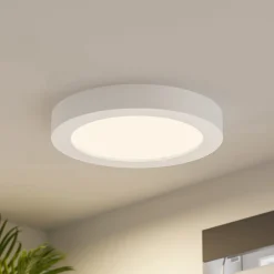 Prios LED-loftlampe Edwina, hvid, 25 cm, sæt med 3 stk