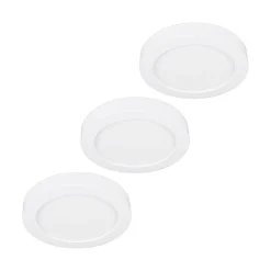 Prios LED-loftlampe Edwina, hvid, 12 cm sæt med 3 stk