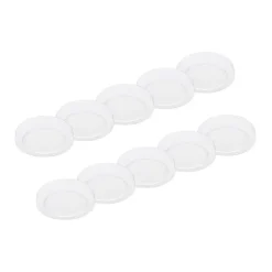 Prios LED-loftlampe Edwina, hvid, 12 cm, sæt med 10 stk