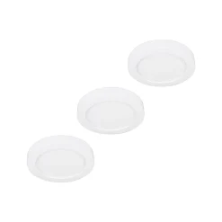 Prios LED-loftlampe Edwina, hvid, 23 cm, sæt med 3 stk