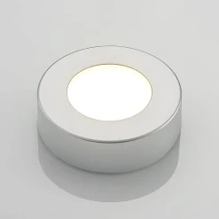 Prios LED-loftlampe Edwina, sølv, 12 cm, sæt med 3 stk