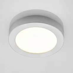 Prios LED-loftlampe Edwina, sølv, 23 cm, sæt med 10 stk