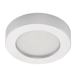 Prios LED-loftlampe Edwina, sølv, 18 cm, sæt med 10 stk