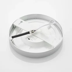 Prios LED-loftlampe Edwina, sølv, 25 cm, sæt med 10 stk