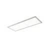 Prios LED-panel Gelora, 80 cm, 4.000 K, sølvfarvet, aluminium