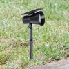 Prios LED-solspot Birko, højde 56 cm, sort, jordspyd