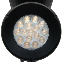 Prios LED-solspot Birko, højde 56 cm, sort, jordspyd