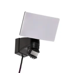 Prios LED udendørs vægspot Avayah, bevægelsessensor, IP44