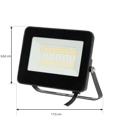Prios Liezel udendørs LED-spotlampe 30W RGBW Tuya