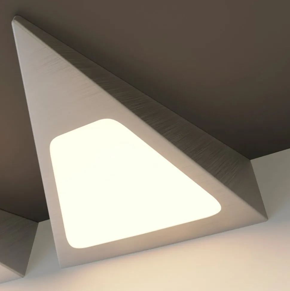 Prios Odia LED-underskabsbelysning, stål, 3 lyskilder.