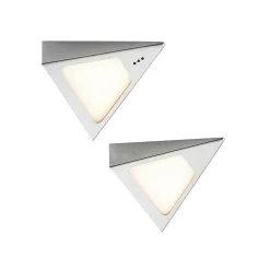 Prios Odia LED-underskabsbelysning, stål, 2 lyskilder.