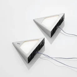 Prios Odia LED-underskabsbelysning, stål, 2 lyskilder.