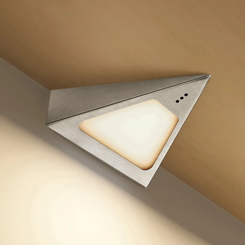 Prios Odia LED-underskabsbelysning, stål, 5 lyskilder.