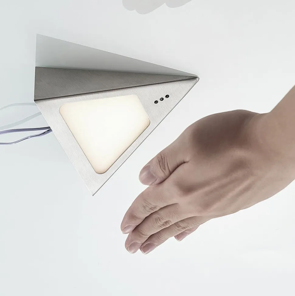 Prios Odia LED-underskabsbelysning, stål, 5 lyskilder.