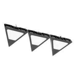 Prios Odia LED-underskabsbelysning, sort, 3 stk