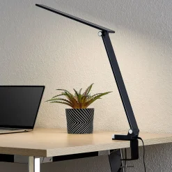 Prios Tamarin LED-bordlampe, kan dæmpes, sort