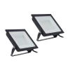 Prios udendørs LED-spot Maikel, 100 W, metal, 2 stk