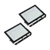 Prios udendørs LED-spot Maikel, 150 W, metal, 2 stk