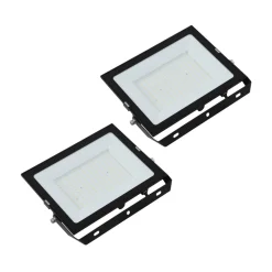 Prios udendørs LED-spot Maikel, 150 W, metal, 2 stk
