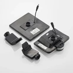 Prios Yahir LED-solcellevægspot, sensor, sort