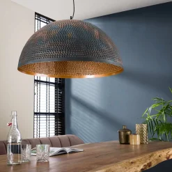 Punchray metalpendel, enkelt lys