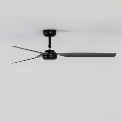 Punt M loftventilator, DC, 3 vinger, sort