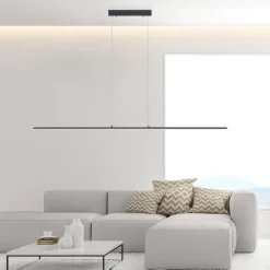 PURE LED hængelampe Lite, antracit, 160 cm, CCT, dæmpbar