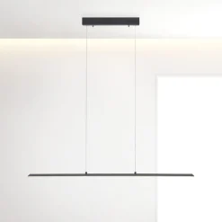 PURE LED hængelampe Lite, antracit, 100 cm, CCT, dæmpbar
