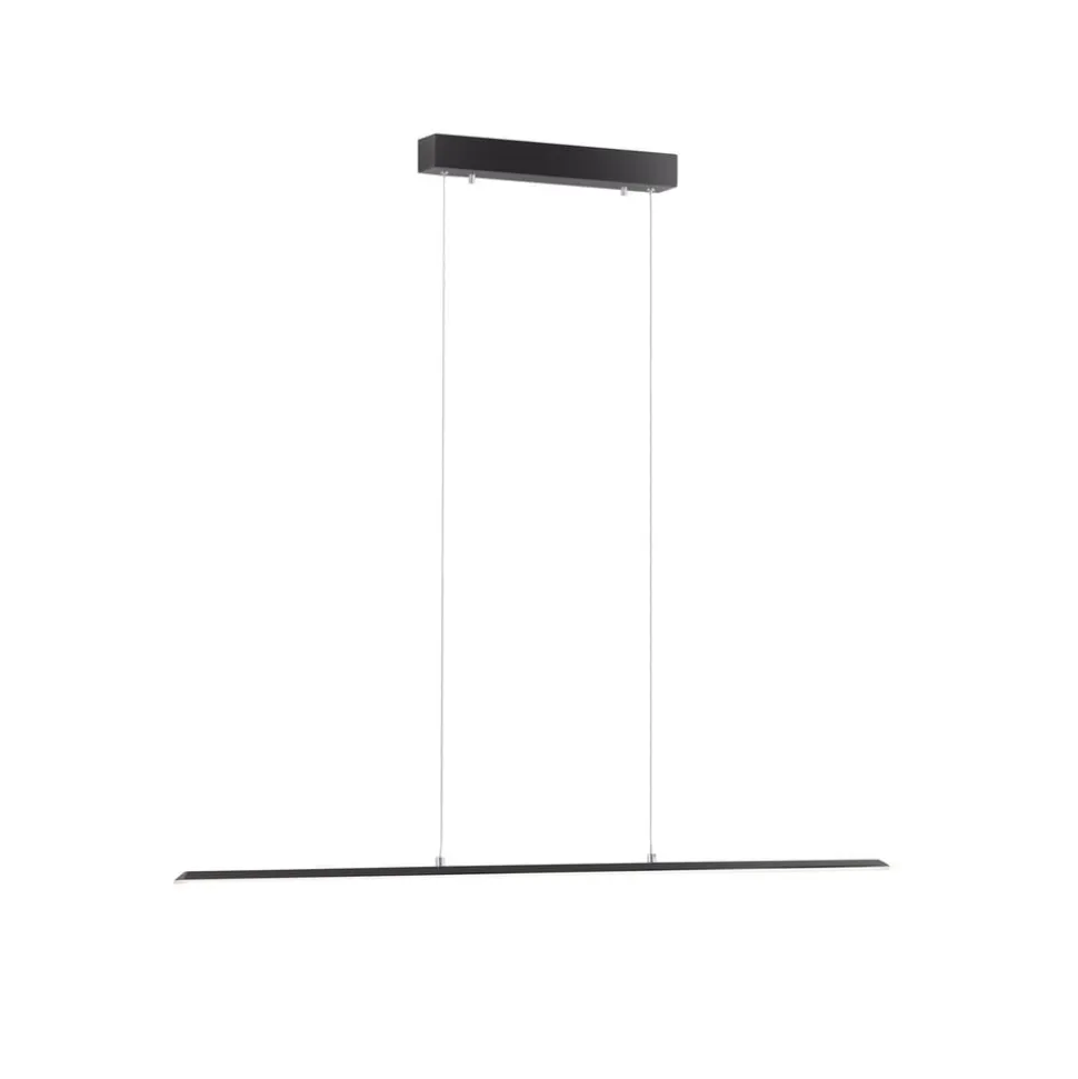 PURE LED hængelampe Lite, antracit, 100 cm, CCT, dæmpbar